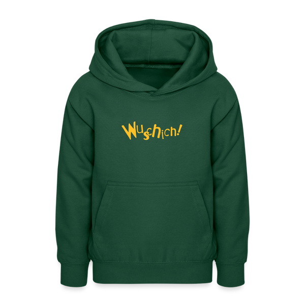 Wuschich! - Teenager Hoodie - Flaschengrün