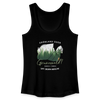 Grönland oder Grunewald - Frauen Bio Tank Top - Schwarz
