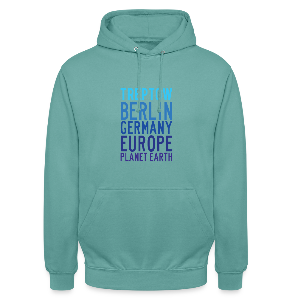 Treptow Planet Earth - Unisex Hoodie - Pastelltürkis