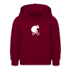 Fahrradbär - Kinder Hoodie - Bordeaux