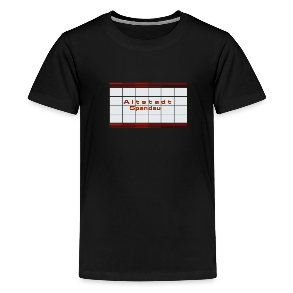 Altstadt Spandau - Teenager Premium T-Shirt - Schwarz