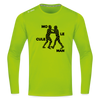 Mo le cule Man - Männer Sport Langamshirt - Neongrün