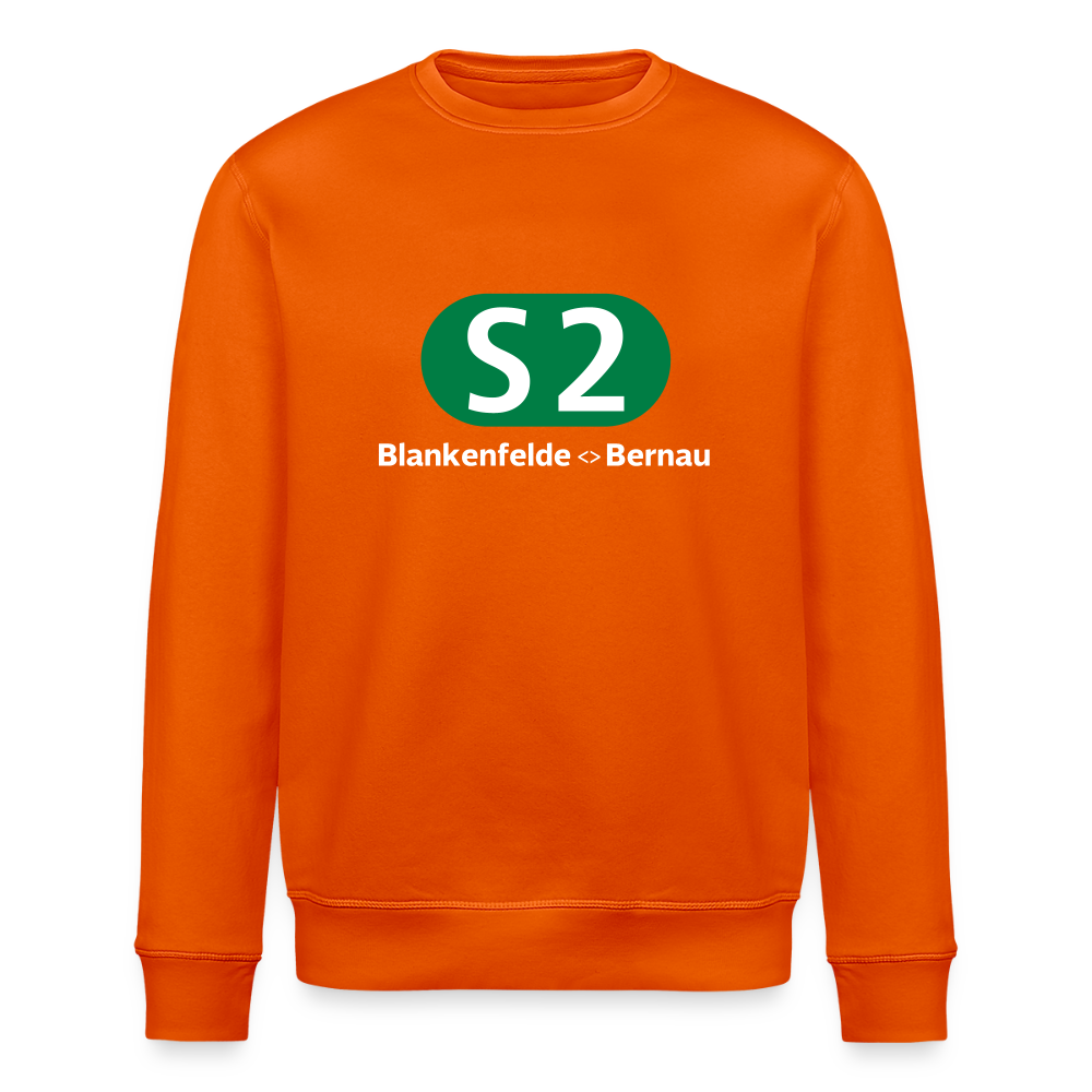 S2 - Unisex Bio Sweatshirt - Tieforange