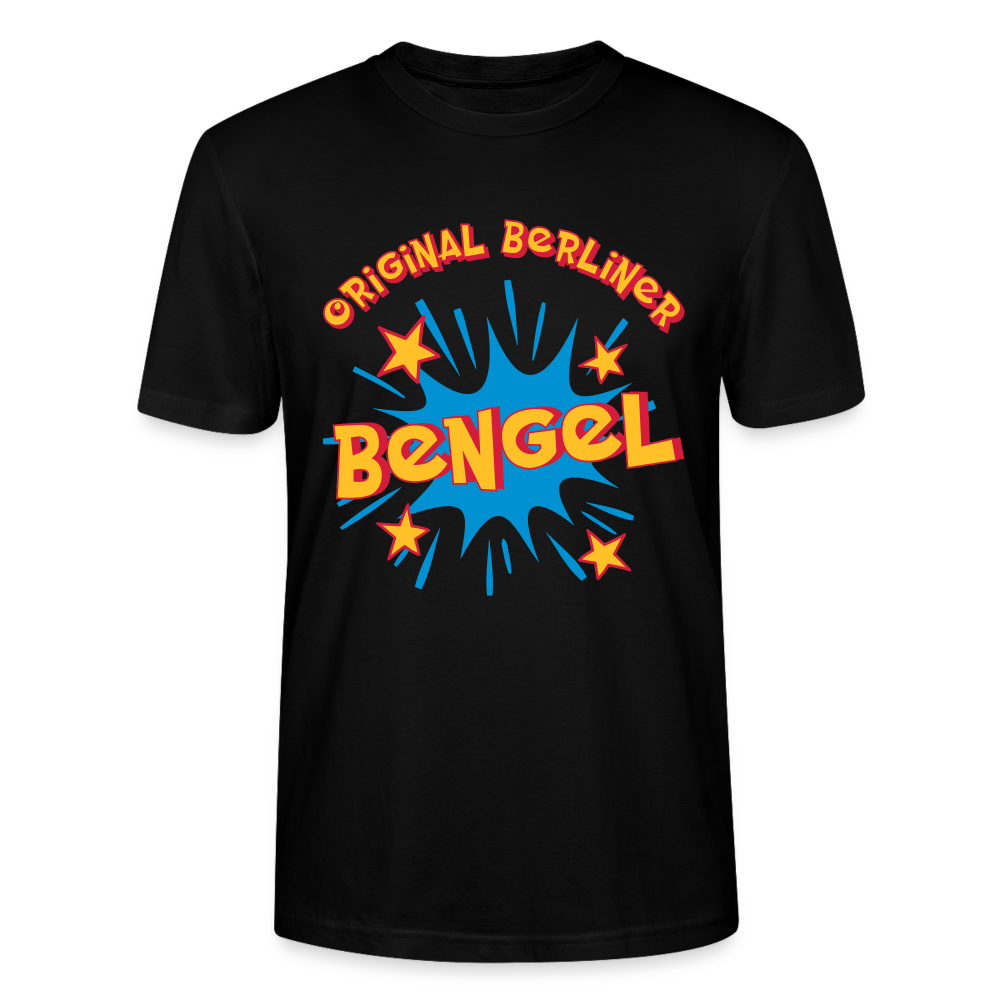 Berliner Bengel - Männer Bio T-Shirt - Schwarz