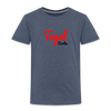 Tegel Berlin - Kinder Premium T-Shirt - Blau meliert
