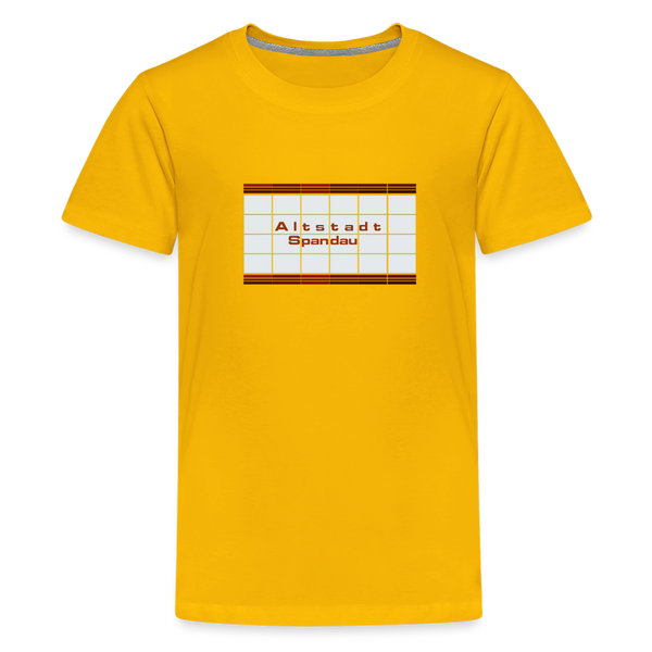 Altstadt Spandau - Teenager Premium T-Shirt - Sonnengelb