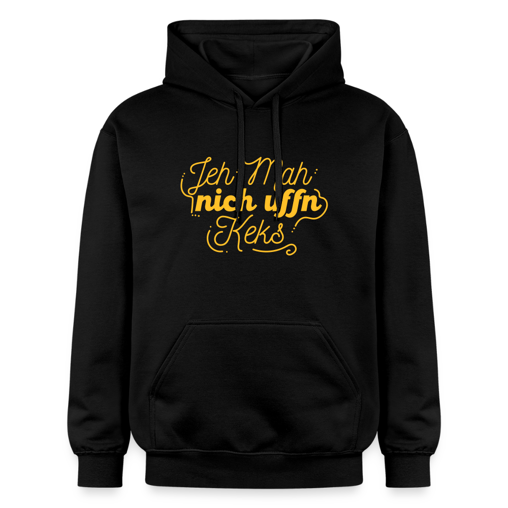 Jeh mah nich uffn Keks gelb - Hoodie - Schwarz