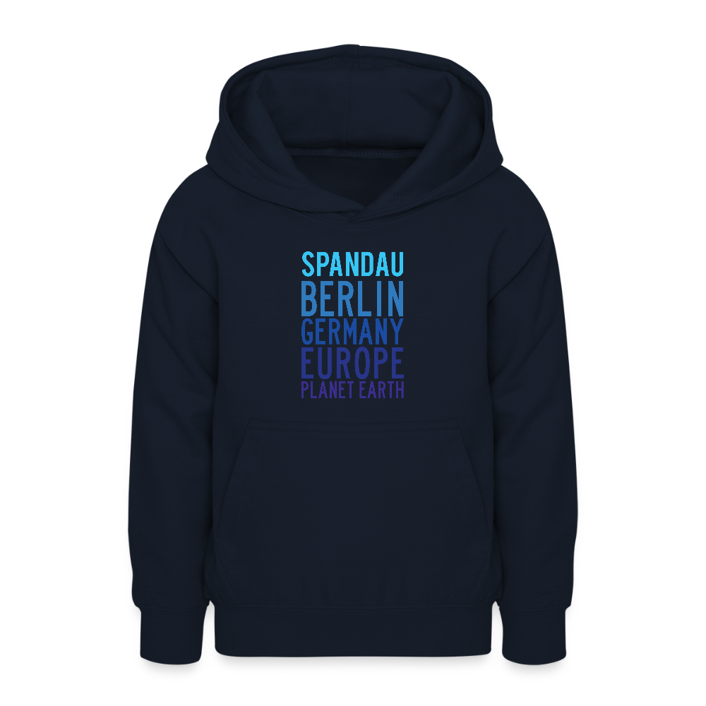 Spandau Planet Earth - Teenager Hoodie - Navy