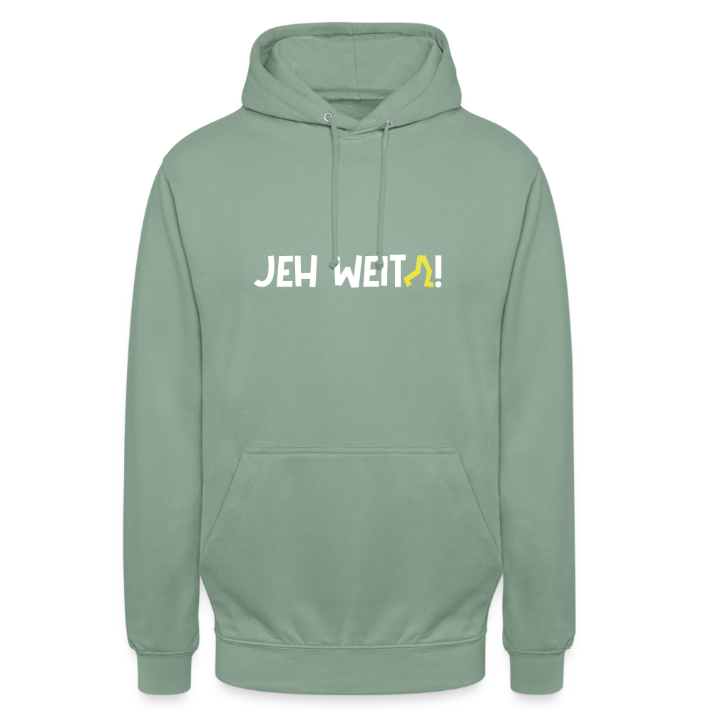 Jeh Weita! - Unisex Hoodie - Graugrün