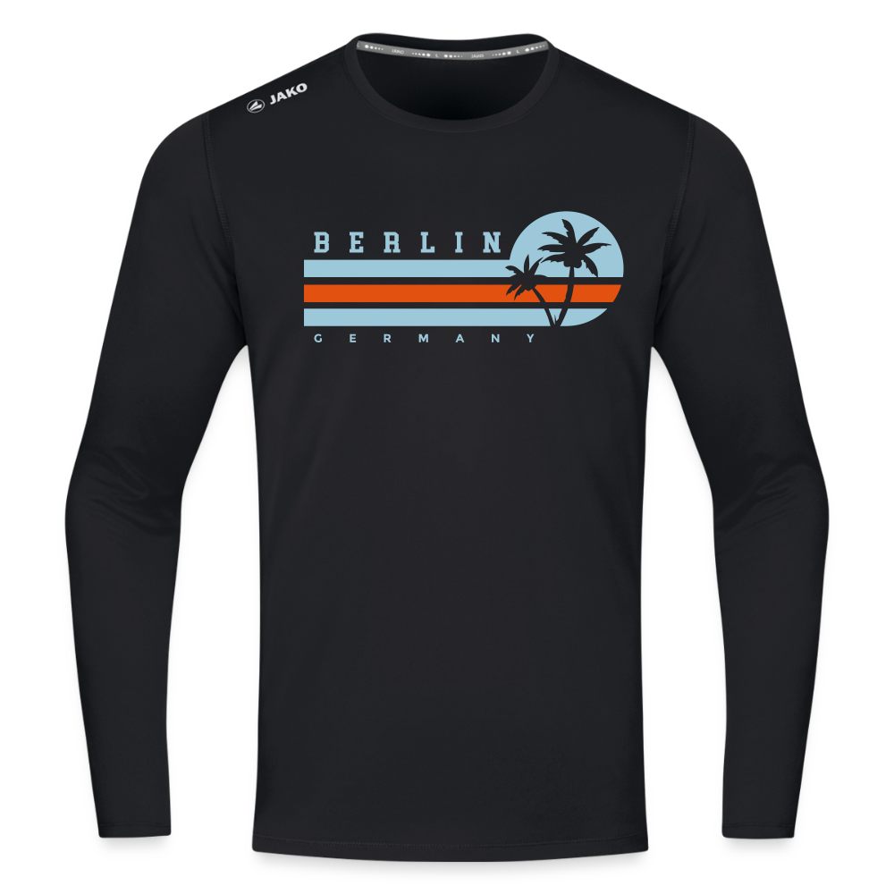 Berlin, Germany - Männer Sport Langamshirt - Schwarz