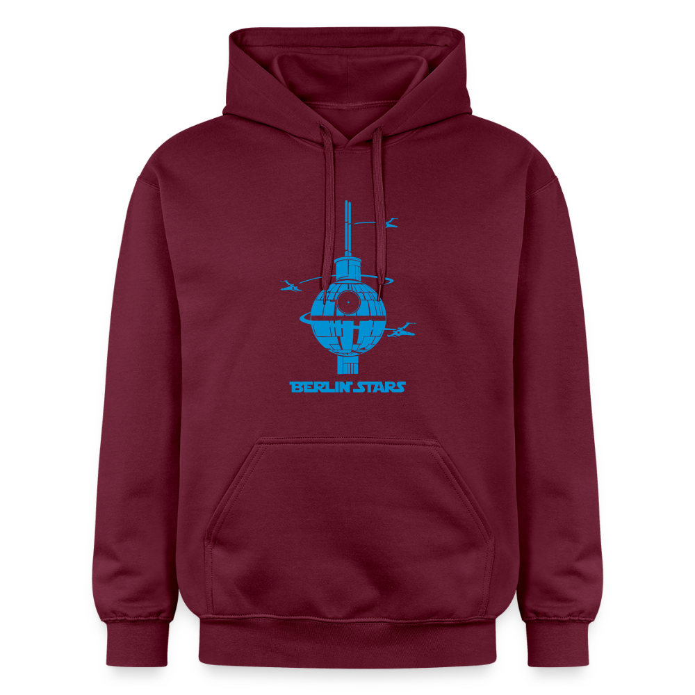 Berlin Stars - Blau - Hoodie - Maroon