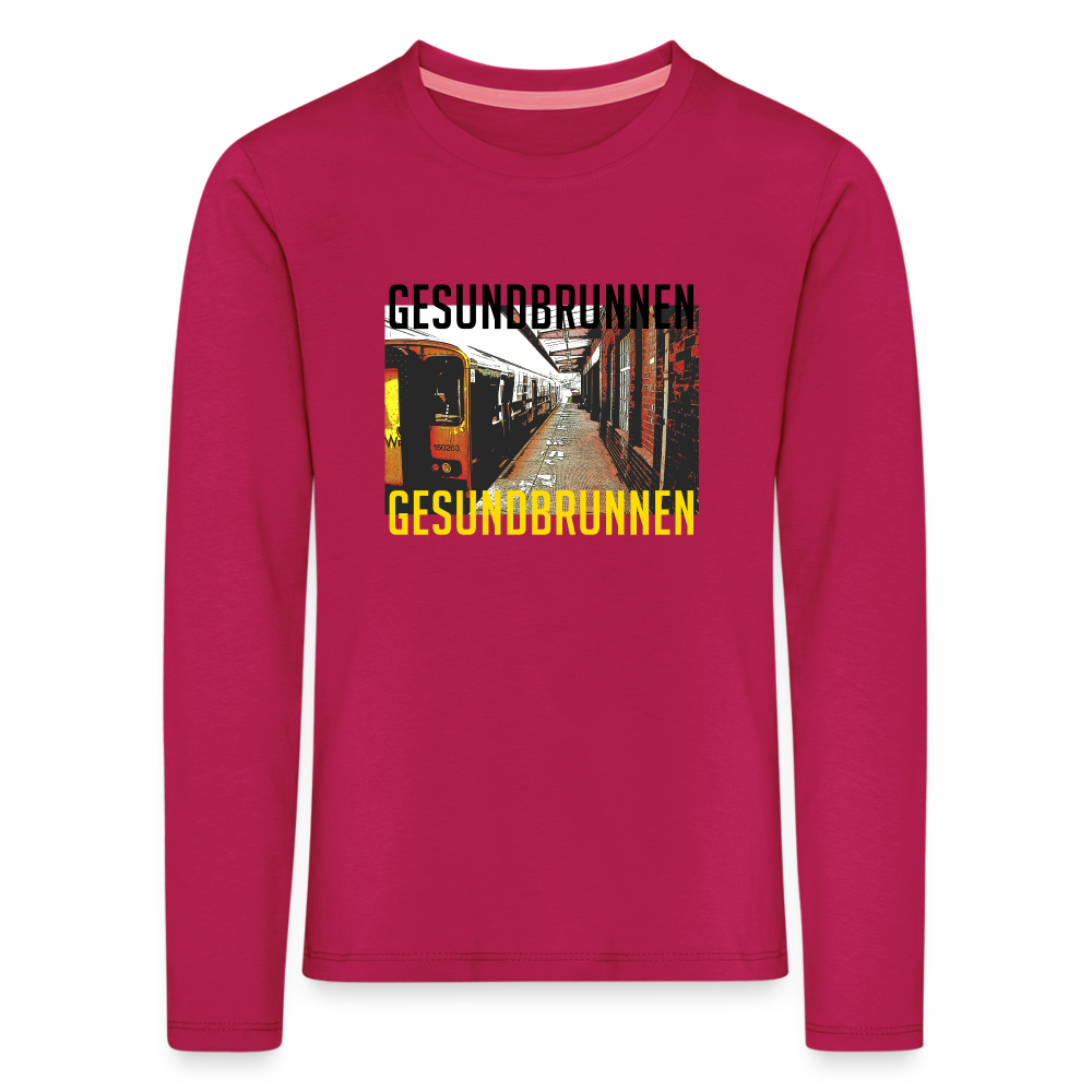 Gesundbrunnen Metro - Kinder Langarmshirt - dunkles Pink