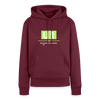 U1 - Frauen Premium Hoodie - Burgunderrot