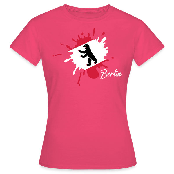 Berlin Klecks Bär - Frauen Premium T-Shirt - Azalea