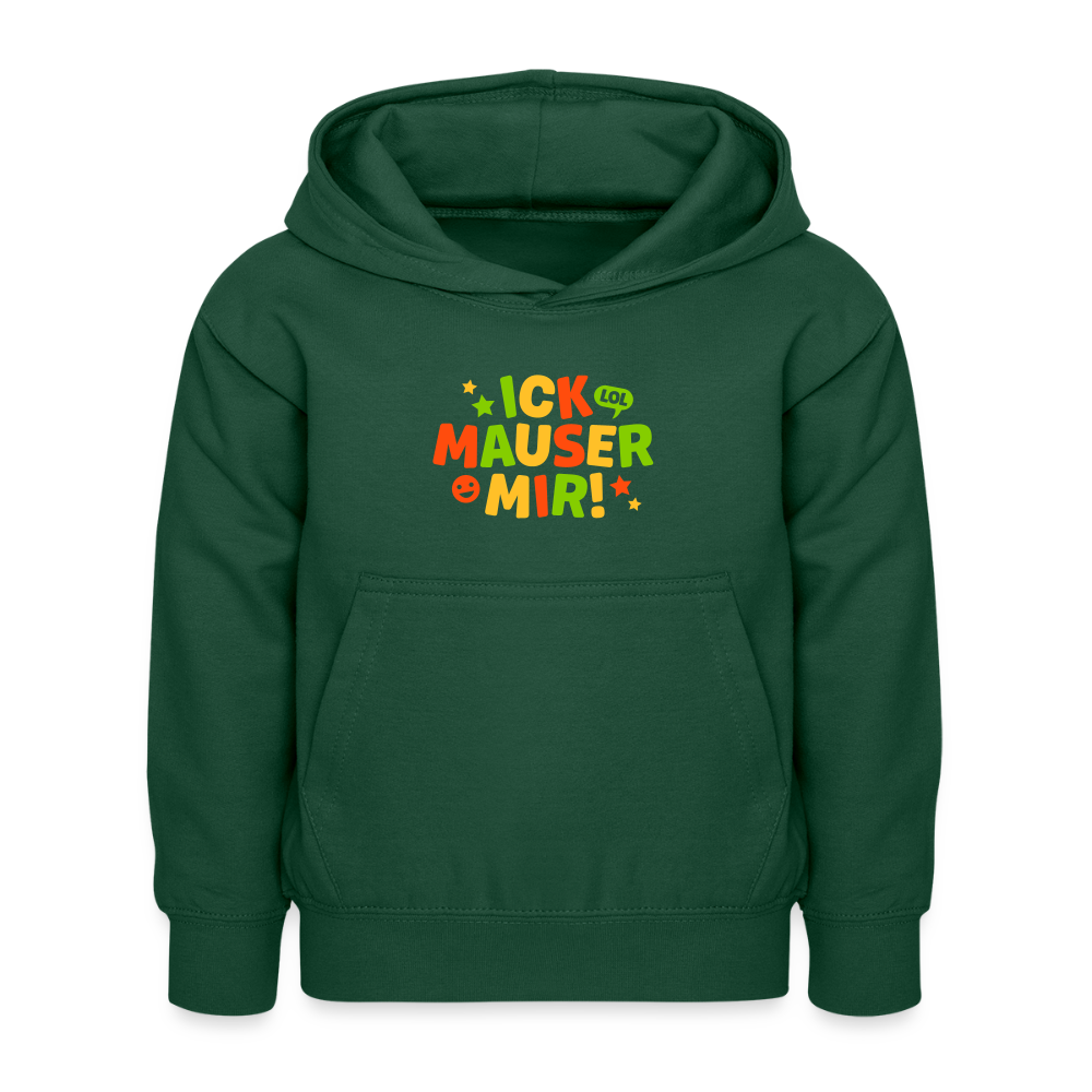 ick mauser - Kinder Hoodie - Flaschengrün