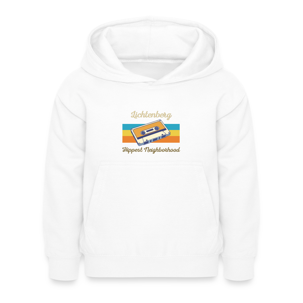 Lichtenberg Hippest Neighborhood - Kinder Hoodie - Weiß