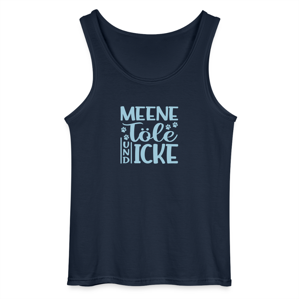 Meene Töle und Icke - Männer Tank Top - Navy