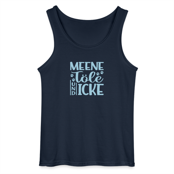 Meene Töle und Icke - Männer Tank Top - Navy