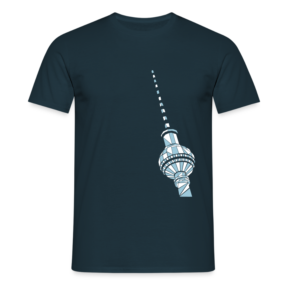 Fernsehturm Geometrie - Männer Premium T-Shirt - Navy
