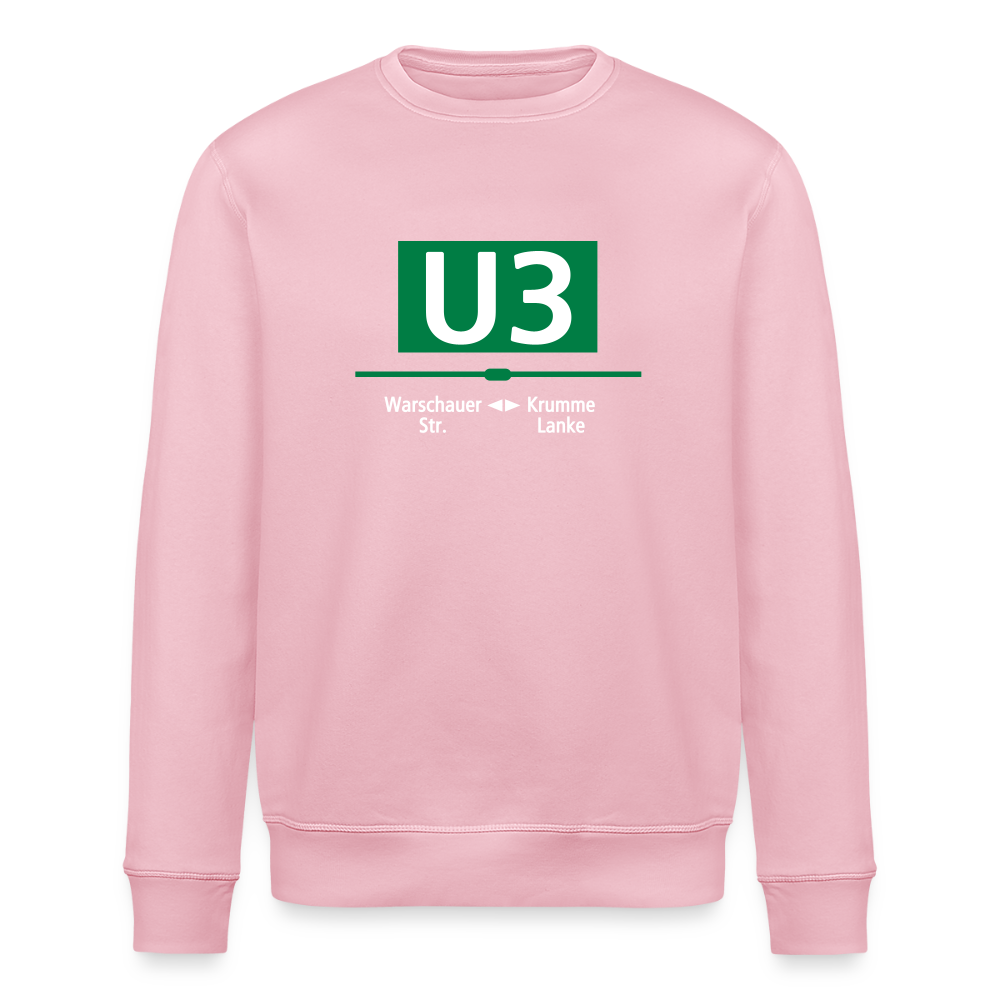U3 - Unisex Bio Sweatshirt - Hellrosa