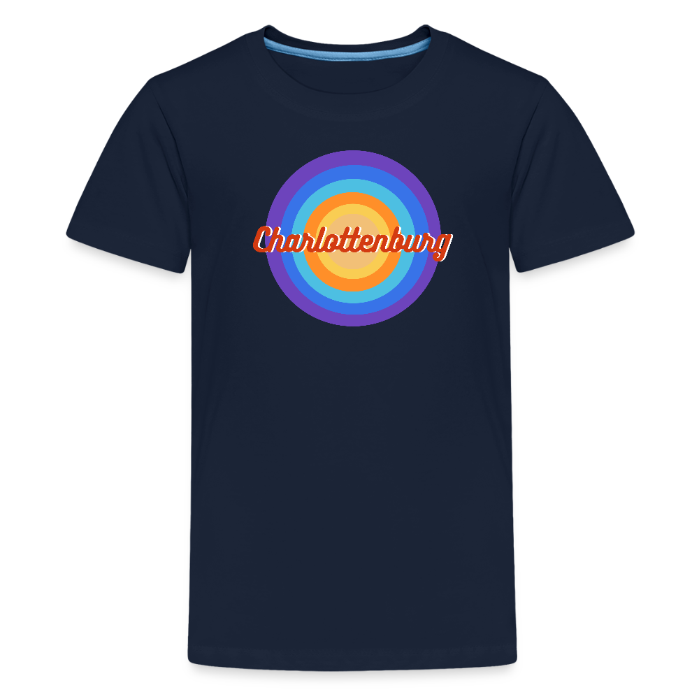 Charlottenburg Retro - Teenager Premium T-Shirt - Navy