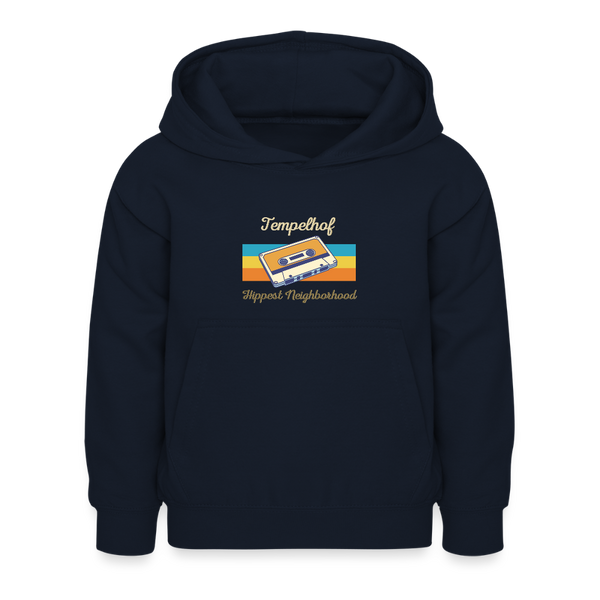 Tempelhof Hippest Neighborhood - Kinder Hoodie - Navy