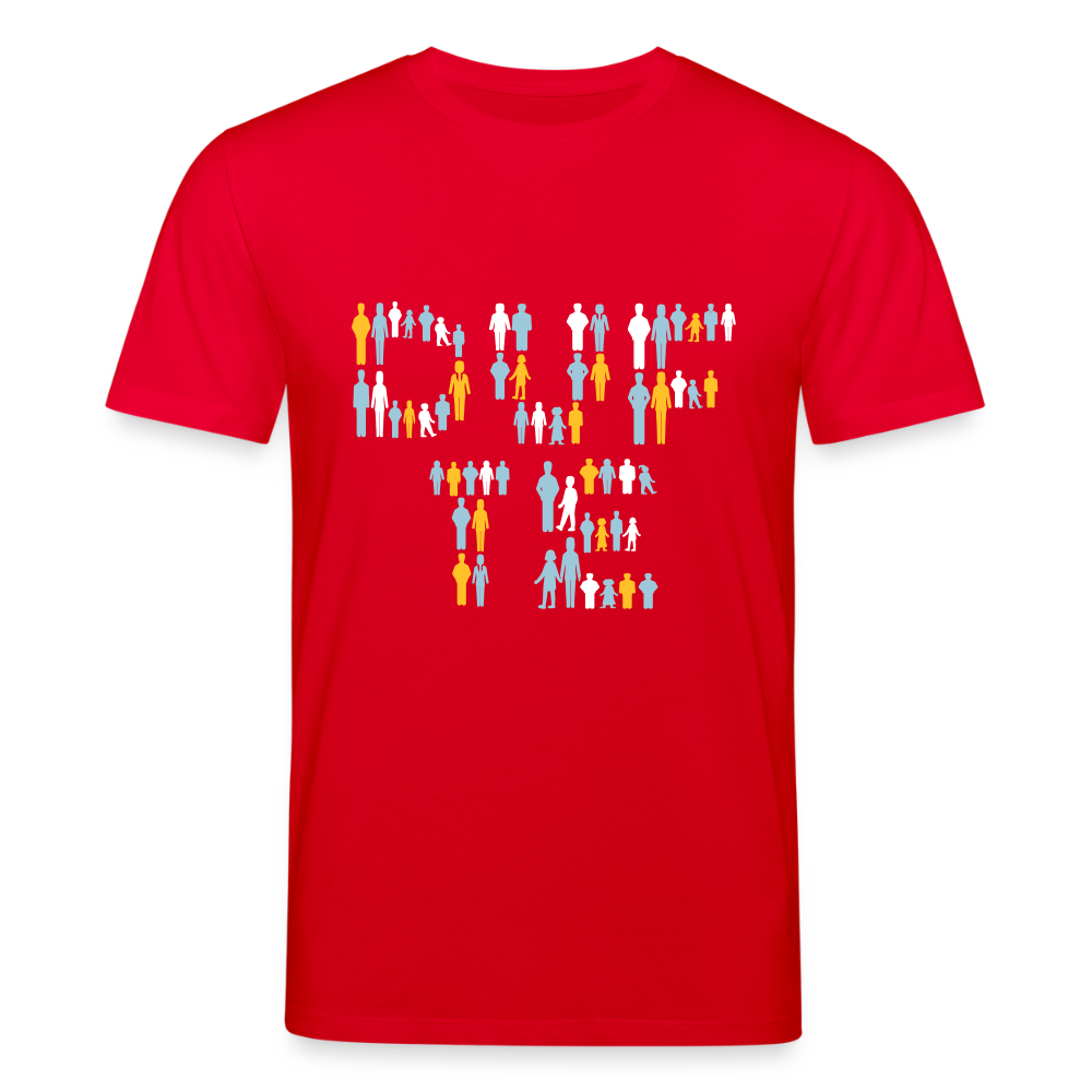 Berliner sind dufte - Unisex Bio T-Shirt - Rot