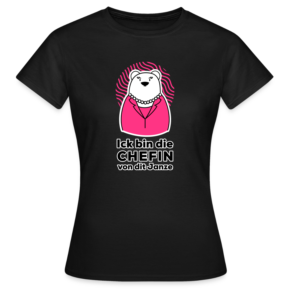 Chefin - Frauen Premium T-Shirt - Schwarz