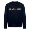 Bin uff Bier-Diät! (schon 3 Tage valorn) - Unisex Bio Sweatshirt - Navy