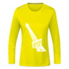 Der Funkturm - Frauen Sport Langarmshirt - Neongelb