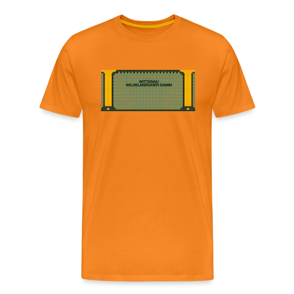 Wittenau Wilhelmsruher Damm - Männer Premium T-Shirt - Orange