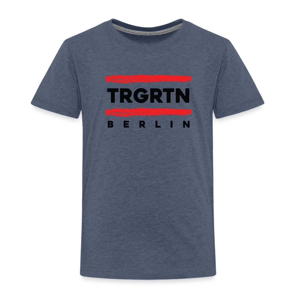 TRGRTN - Kinder Premium T-Shirt - Blau meliert