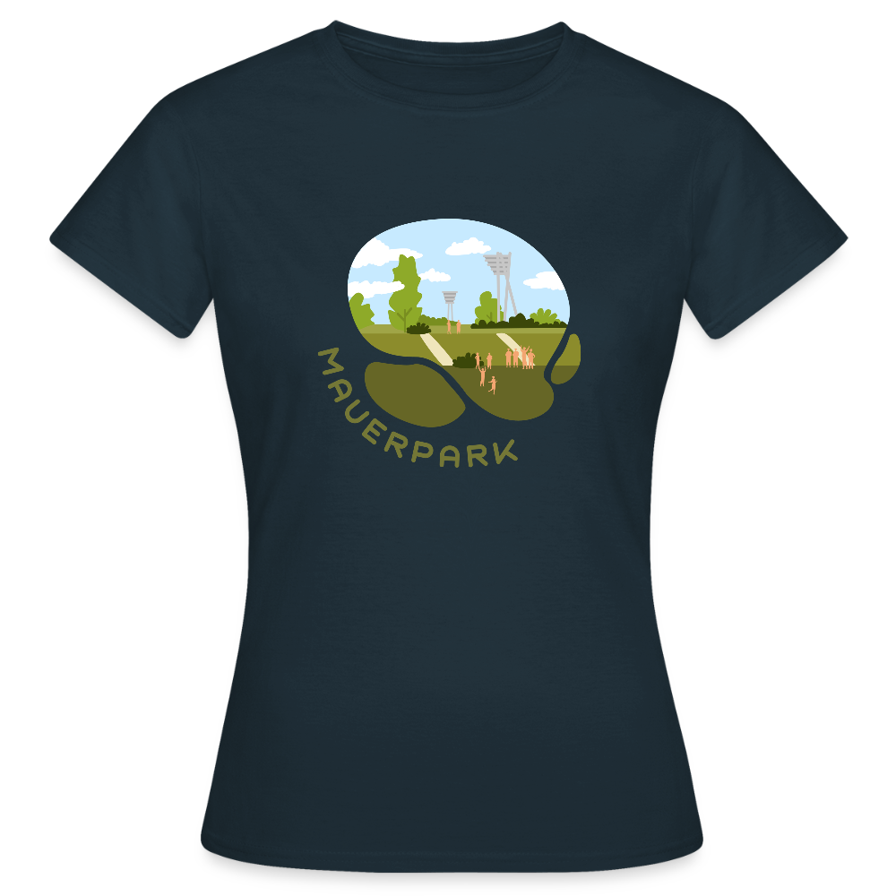 Mauerpark - Frauen Premium T-Shirt - Navy