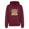 Ick bin keen Sturkopp - Männer Premium Hoodie - Burgunderrot