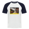 Gesundbrunnen Metro - Männer Baseball T-Shirt - Weiß/Navy