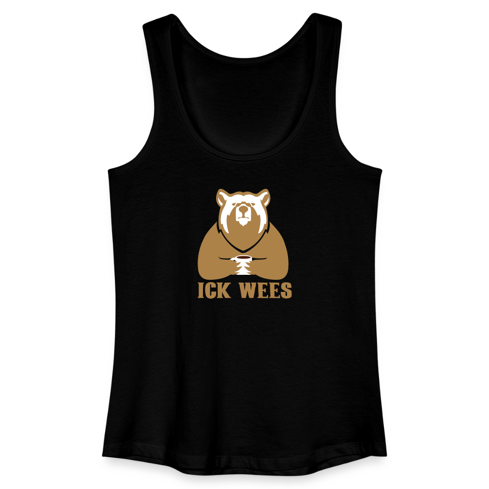 ick wees - Frauen Bio Tank Top - Schwarz