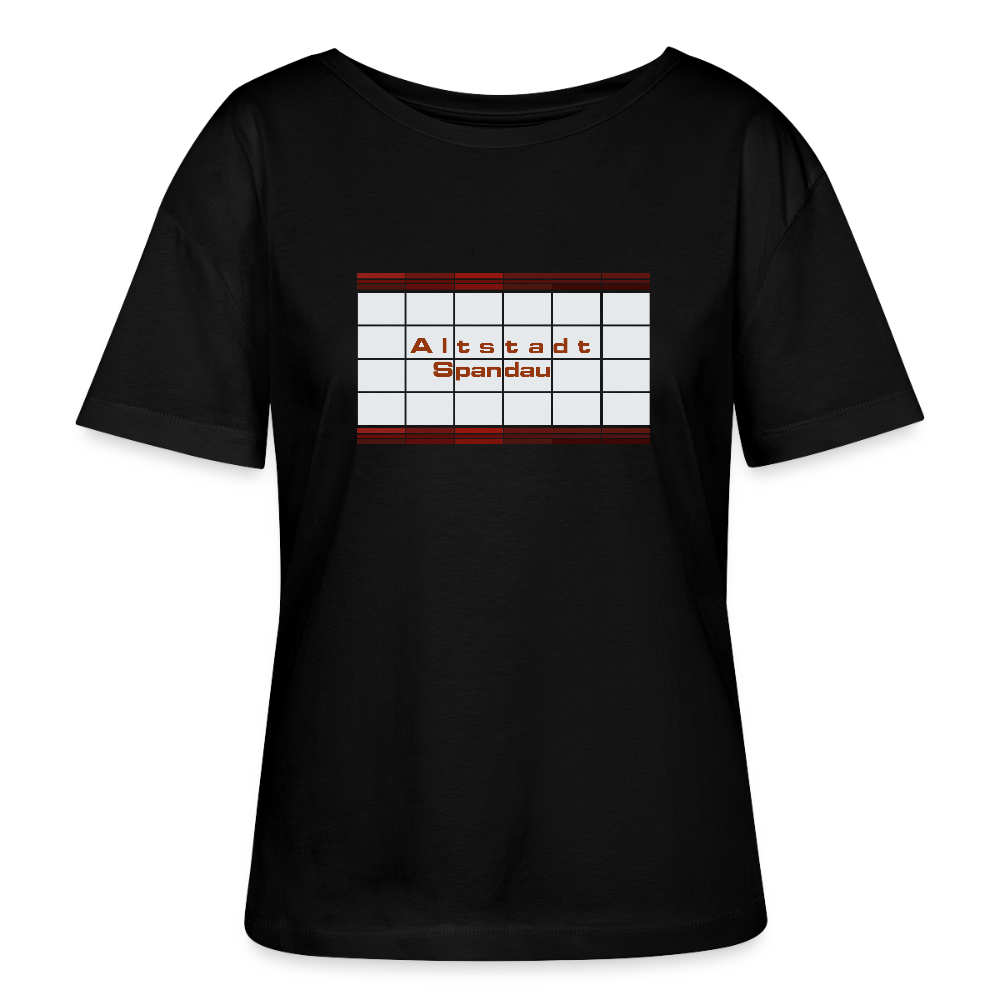 Altstadt Spandau - Relaxed Rundhals Frauen Bio-T-Shirt - Schwarz