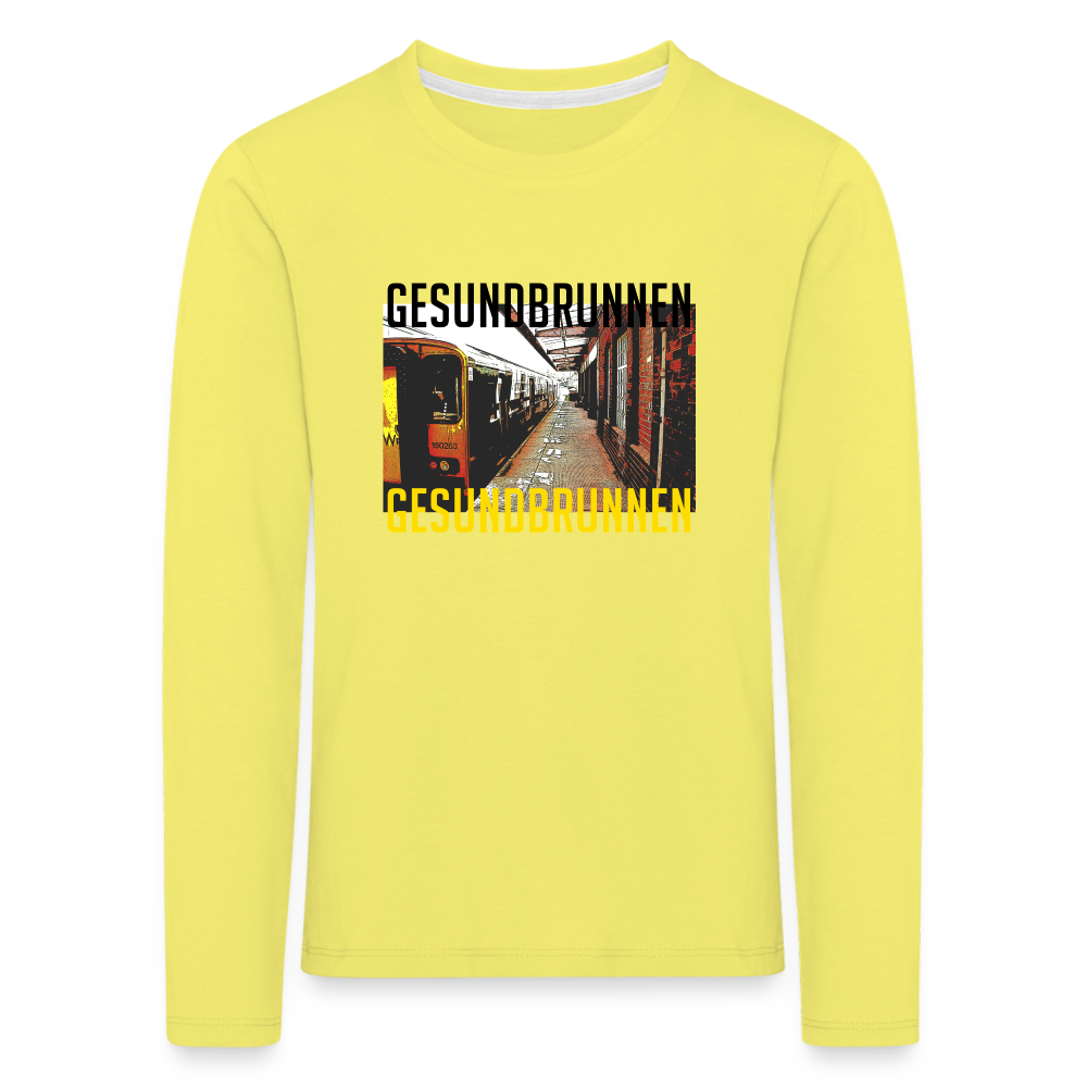 Gesundbrunnen Metro - Kinder Langarmshirt - Gelb