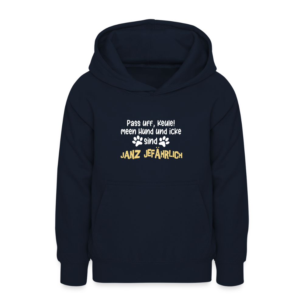 Janz Jefährlich - Teenager Hoodie - Navy