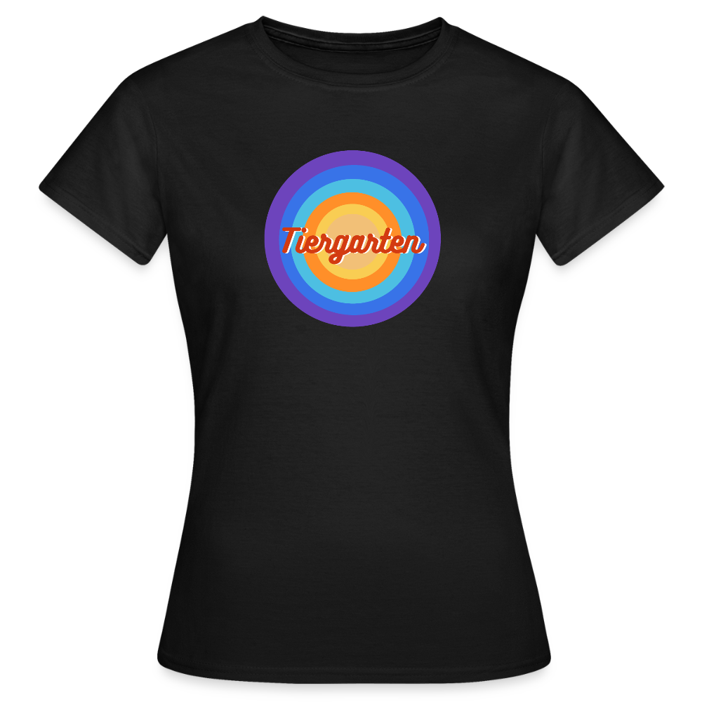 Tiergarten Retro - Frauen Premium T-Shirt - Schwarz
