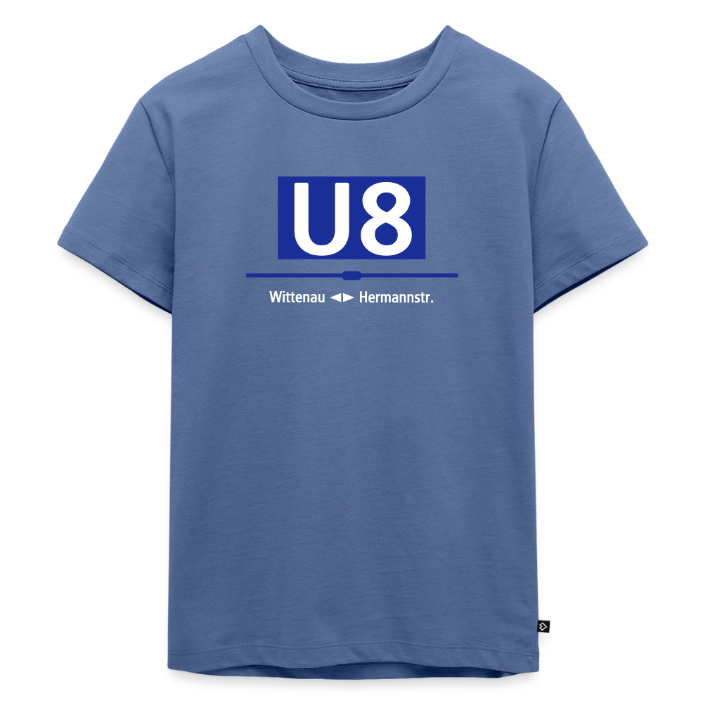 U8 - Kinder Premium T-Shirt - Taubenblau