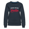 Trulla - Frauen Premium Sweatshirt - Navy