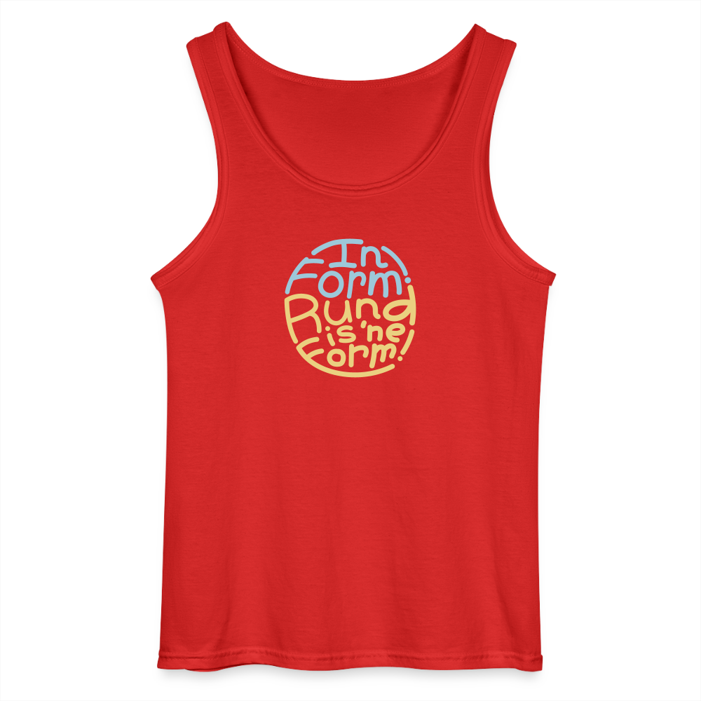 In Form! Rund is 'ne Form! - Männer Tank Top - Rot