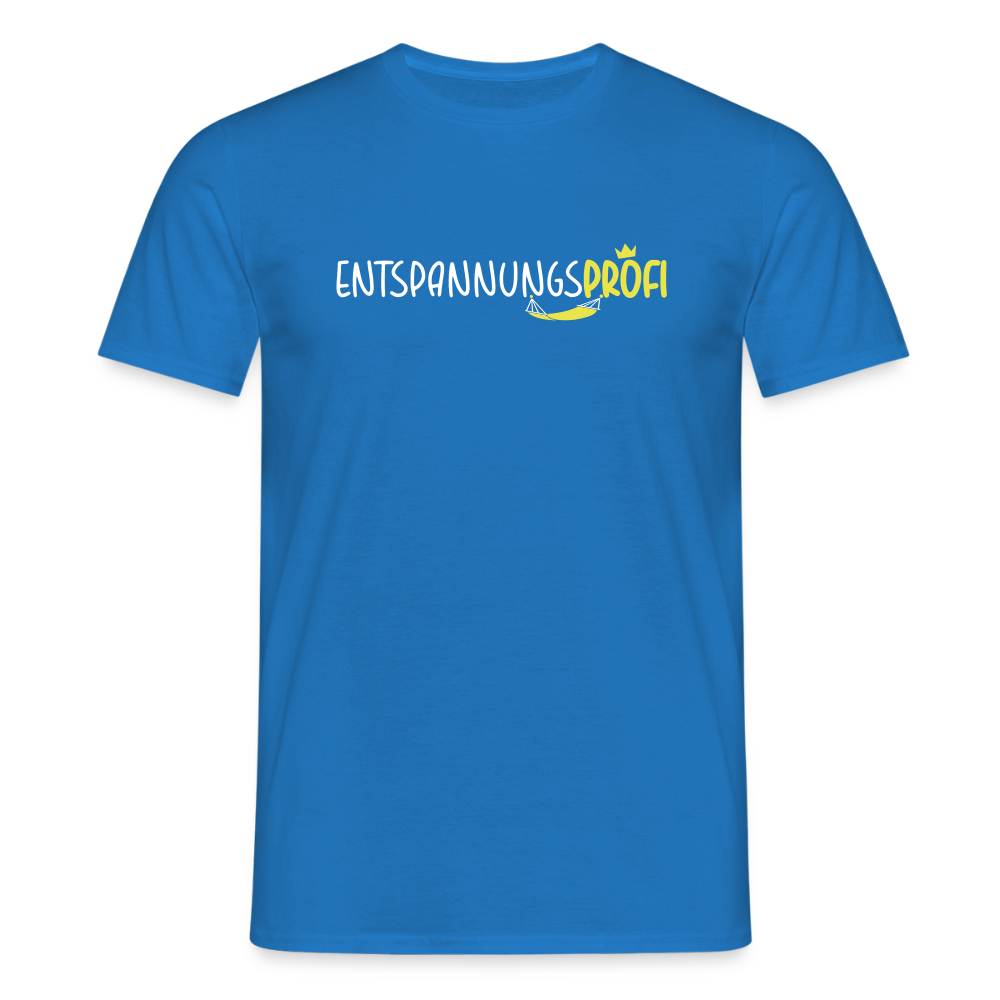 Entspannungsprofi - Männer Premium T-Shirt - Royalblau