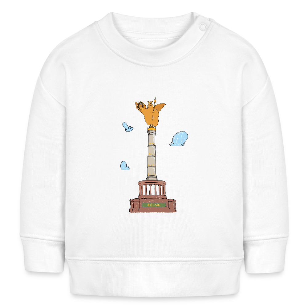 Gold Bär - Baby Bio Pullover - Weiß