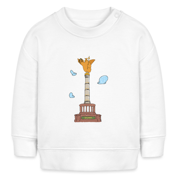 Gold Bär - Baby Bio Pullover - Weiß
