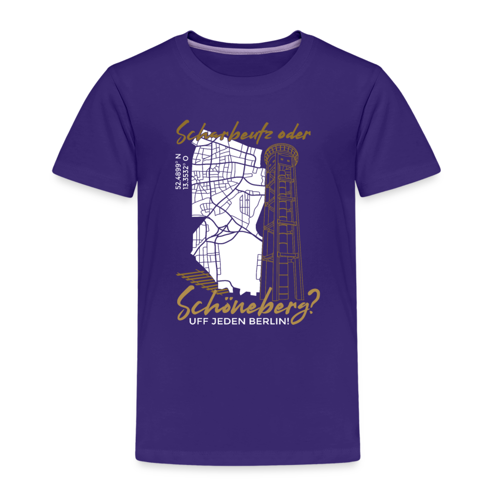 Scharbeutz oder Schöneberg - Kinder Premium T-Shirt - Lila