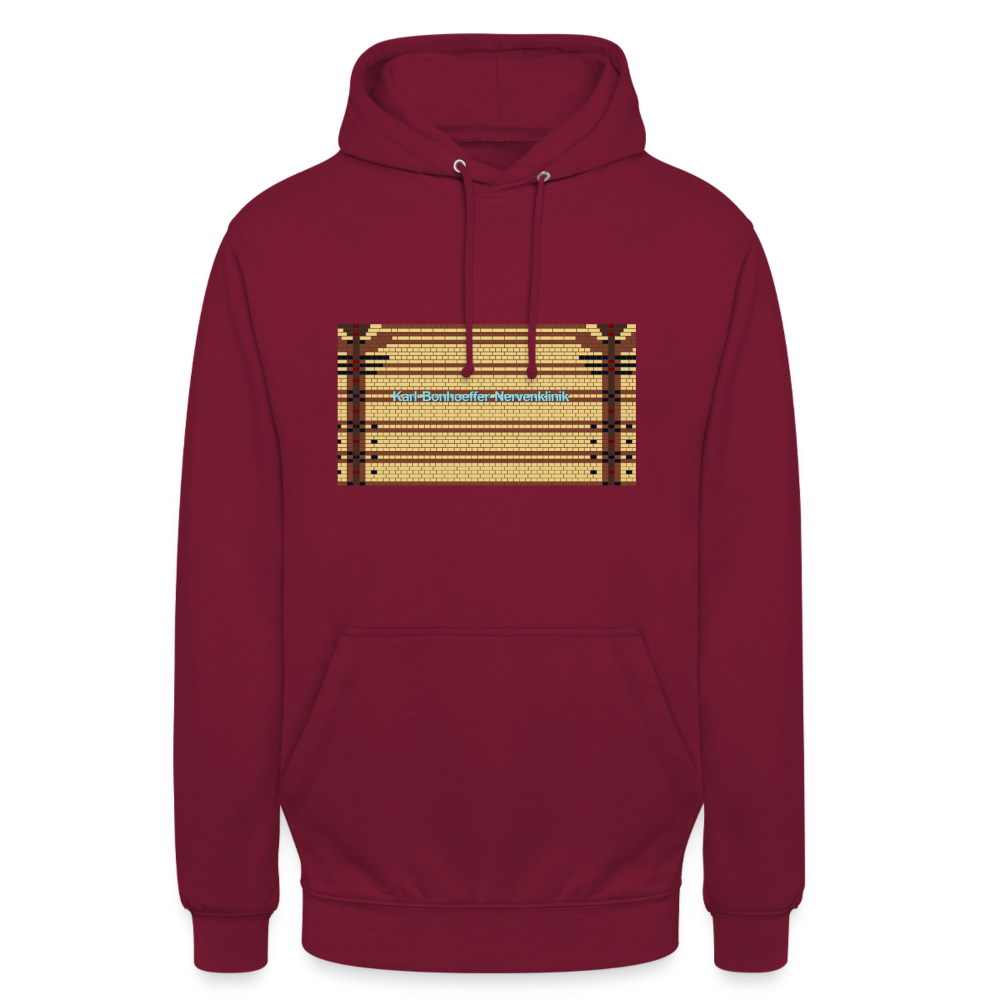 Karl-Bonhoeffer-Nervenklinik - Unisex Hoodie - Bordeaux