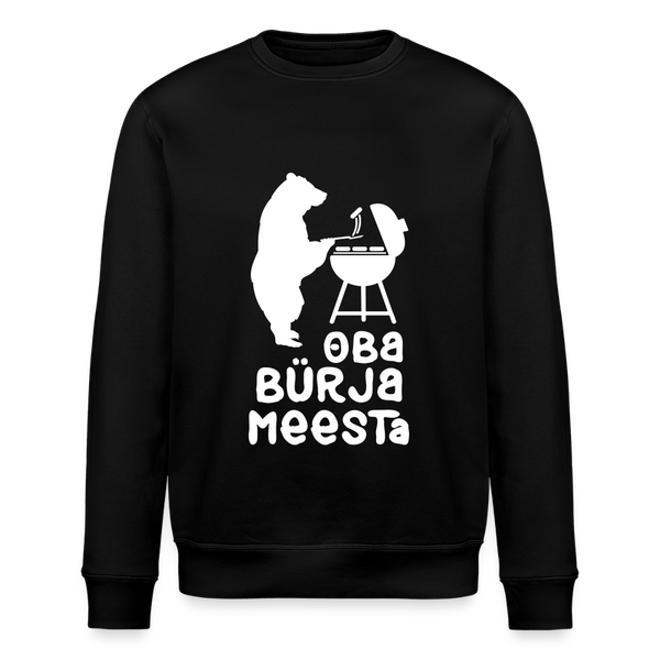 Bürjameesta - Unisex Bio Sweatshirt - Schwarz
