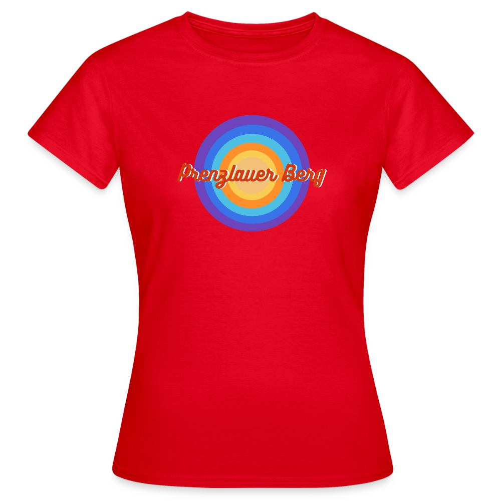 Prenzlauer Berg Retro - Frauen Premium T-Shirt - Rot